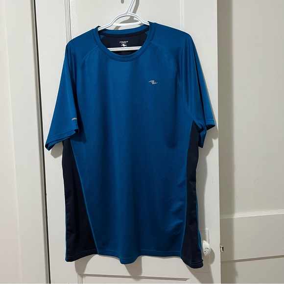 NWOT Athletic Works Dry-Fit Blue T-Shirt - Picture 1 of 9